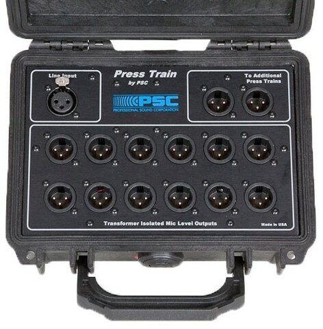 Professional Sound Corporation FPSC0015 PSC Press Train Passive Audio Distribution Box