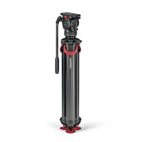 Sachtler S2068T-FTMS Aktiv8 Flowtech75 GS Tripod System With Flowtech75 Tripod And Mid-Level Spreader