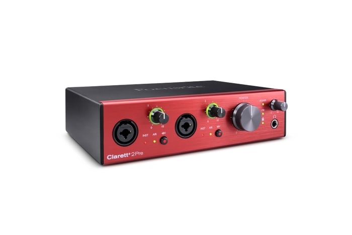 Focusrite Clarett+ 2Pre Pure-sounding 10-in / 4-out Audio Interface For The Recording Artist