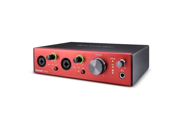 Focusrite Clarett+ 2Pre Pure-sounding 10-in / 4-out Audio Interface For The Recording Artist