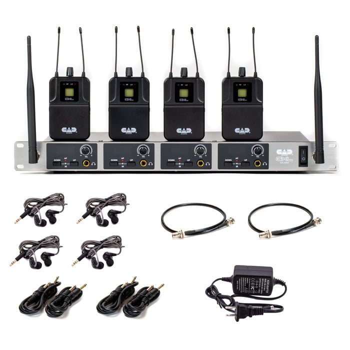 CAD Audio GXLIEM4 In-Ear Wireless Quad Mix Monitoring System