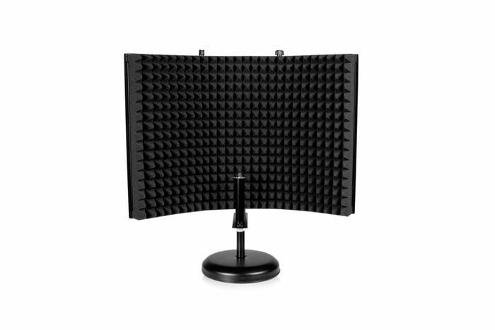 Gator GFW-MICISO1216 Portable Desktop 12 X 16” Mic Isolation Shield With Stand