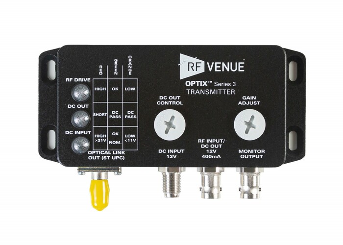 RF Venue OPTIX Series 3 RFoF Antenna Distribution Conversion System