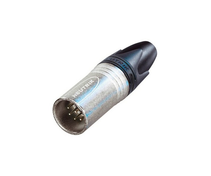 Neutrik NC7MXX XX-Series 7-Pin XLR-M Cable Connector, Nickel/Silver