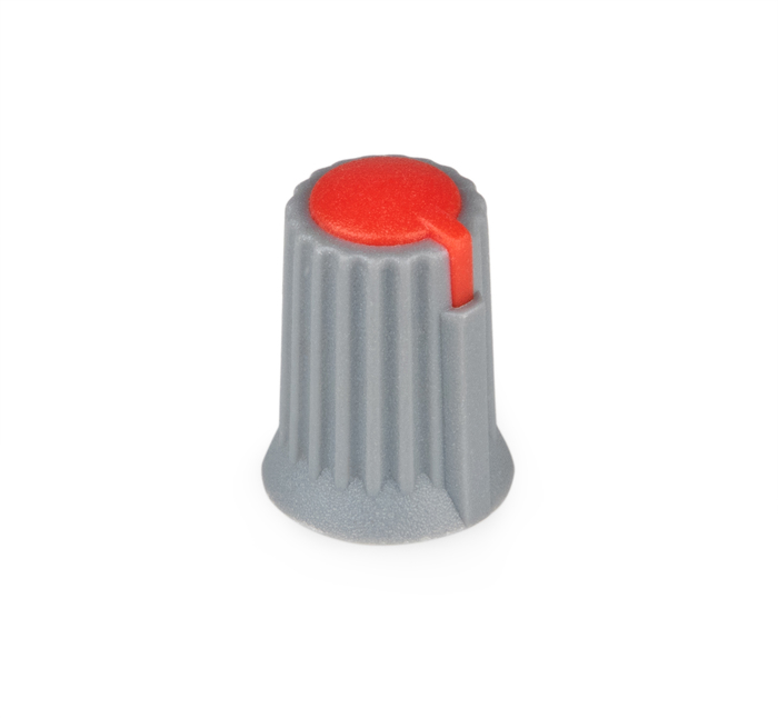 Soundcraft KA0434 Grey/Red Control Knob For LX7ii