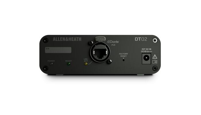 Allen & Heath DT02 X 2 Out Dante Expander, With Power Supply
