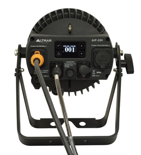 Altman AIP-200 200 Watt RGBL LED Par, Black. With Motorized Zoom