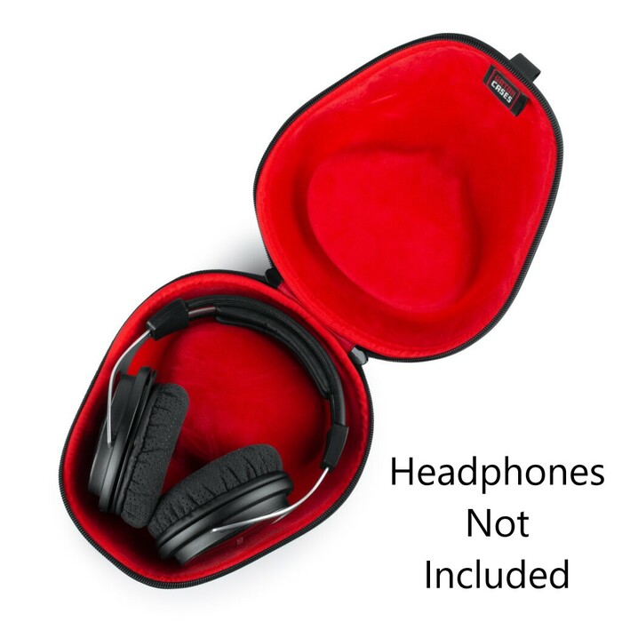 Gator G-HEADPHONE-CASE-K Molded Headphone Case With Headphone Cleaner