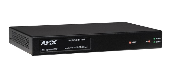 AMX NMX-ENC-N1122A-SA Minimal Proprietary Compression Video Over IP Poe And Aes67 Support