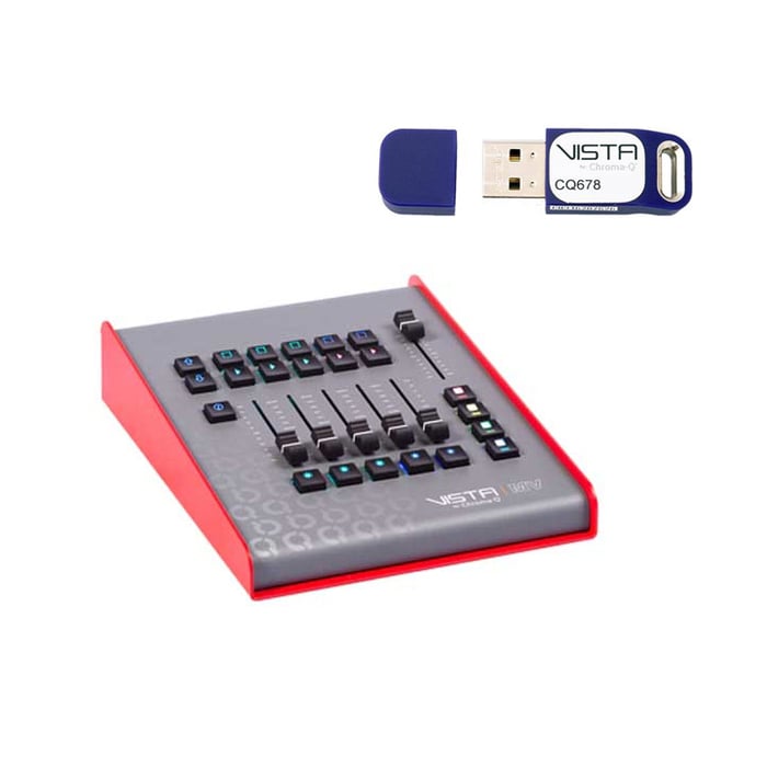 Chroma-Q CQ678-1024-MV-KIT Vista MV Control Surface W/ 1024 Dongle Kit