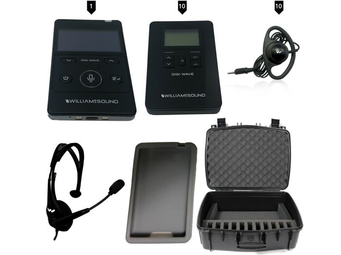 Williams AV DWS-TGS-10-400-ALK Digi-Wave TGS 10 400 Series Tour Guide System