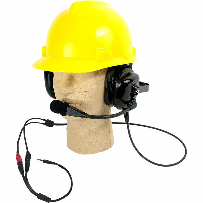 Williams AV MIC-188 Dual-muff, Hard-hat Headset Microphone