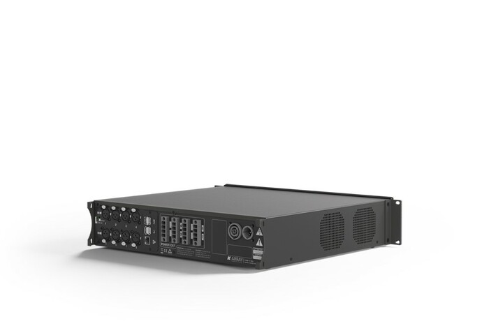 K-Array Kommander-KA208 2U-Rack Class D Amplifier With DSP And Remote Control, 8x2500W at 4 Ohms