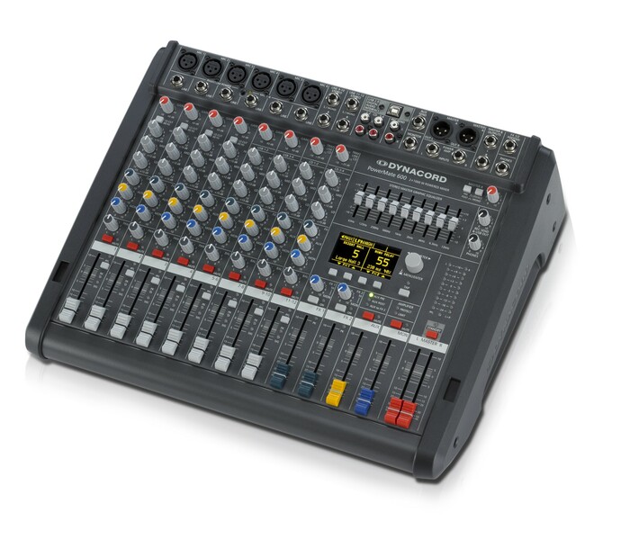 Dynacord DC-PM600-3-MIG Powered Mixer, 4 Mic Inputs, 2x1000W