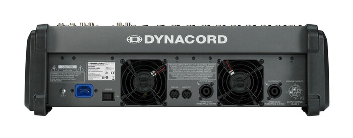 Dynacord DC-PM1000-3-UNIV Powered Mixer, 6 Mic Inputs, 2x1000W