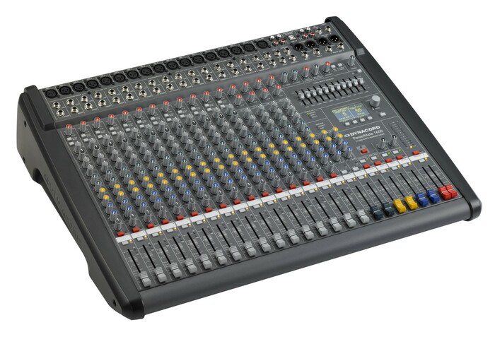 Dynacord DC-PM1600-3-UNIV Powered Mixer, 12 Mic Inputs, 2x1000W