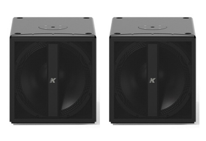 K-Array KR102-II Pinnacle KR102 II, Powered Stereo System Composed Of 1 KS1I + 1 KS1PI + 2 KK102I + Mounting Hardware