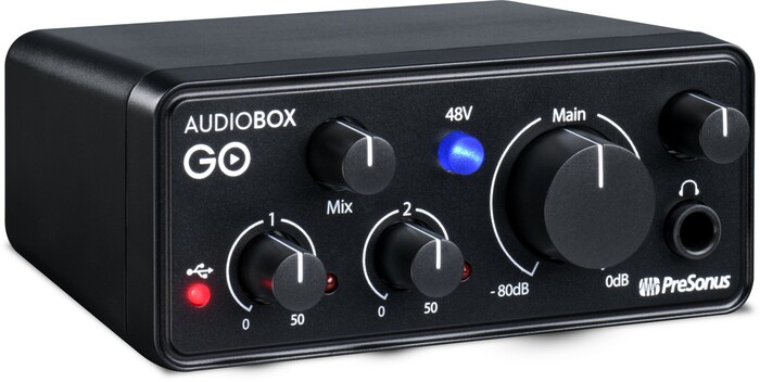 PreSonus AUDIOBOX-GO Ultra-compact Mobile Audio Interface