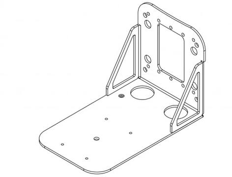 Panasonic FEC-4WM Wall Mount For AW-UE4 Professional PTZ Camera