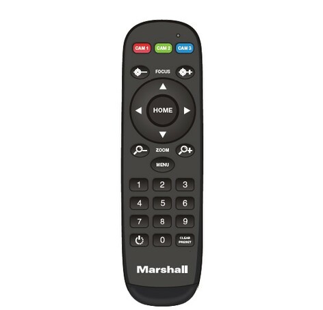 Marshall Electronics CV610-U2-REMOTEBLK Remote For CV610-U2/UB Cameras - Black