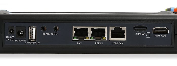 ToteVision LED-710-4KIP 7" Multifunction Test Monitor For IP/Analog Camera