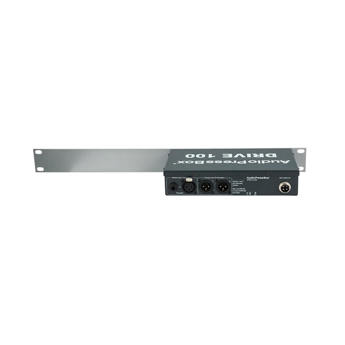 Audio Press Box APB-D100-R Drive Unit, 1 LINE In, 2 Buffered Out For 6 APB Expanders