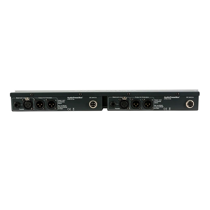 Audio Press Box APB-D200-R Drive Unit, 2 LINE In, 4 Buffered Out For 12 APB Expanders