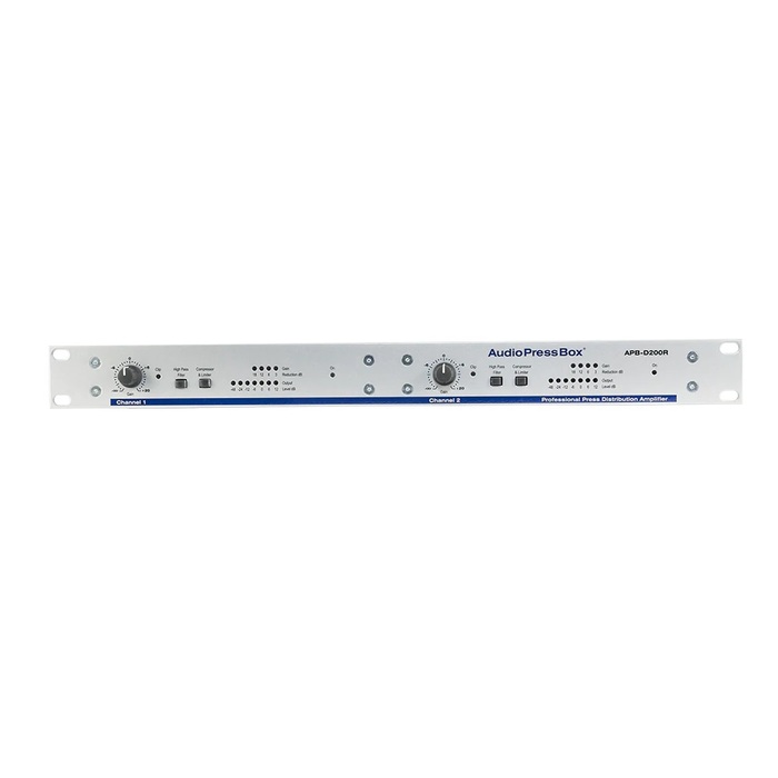 Audio Press Box APB-D200-R Drive Unit, 2 LINE In, 4 Buffered Out For 12 APB Expanders