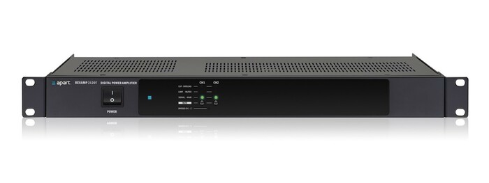 Biamp REVAMP2120T 2-Channel Class D Power Amplifier, 120W