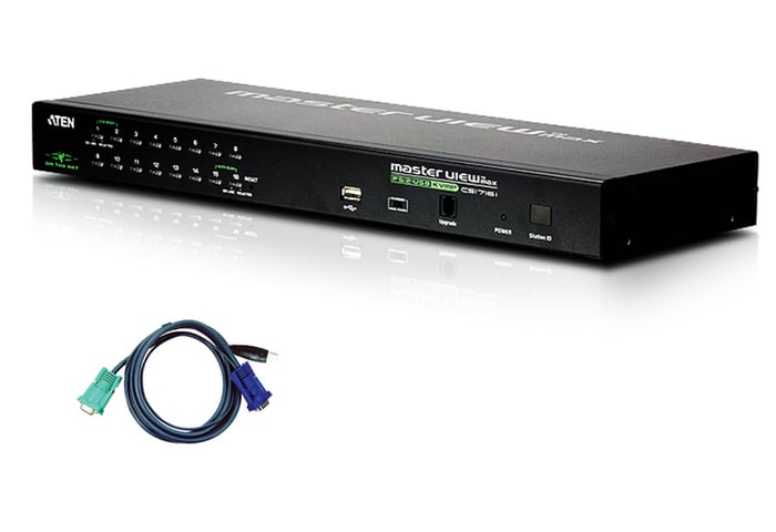 ATEN CS1716IUKIT 16-Port PS/2-USB KVM Over IP Switch Kit