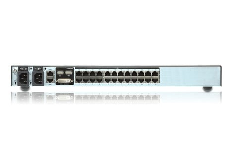 ATEN KN2124VA KN Series 24-Port CAT5 KVM Over IP Switch With Virtual Media