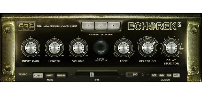 DDMF ERS-ECHOREK2 Emulation Of Binson Echorec2 Delay [Virtual]