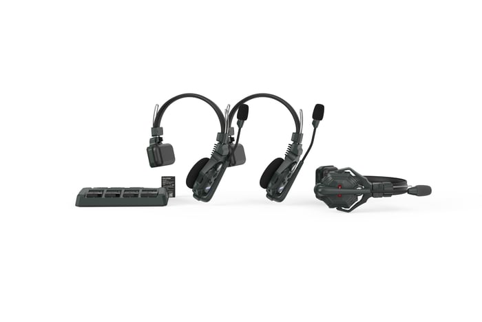 Hollyland Solidcom C1-3S Full Duplex Wireless Intercom System With 3 Headsets