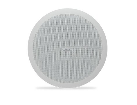 QSC AC-C8T-NB 8" Ceiling Speaker, 70/100V,No BC Price Each/Sold In 4's