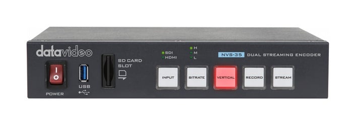 Datavideo NVS-35 Dual Stream H.264 Streaming Encoder And Recorder