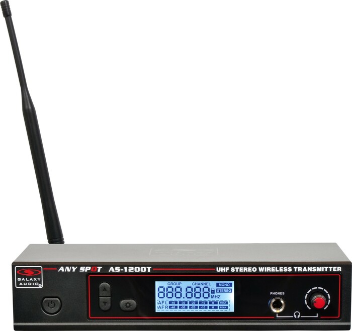 Galaxy Audio AS-1200-4 Wireless In-Ear Monitor System, 4 AS-1200R, 4 EB4 Ear Buds