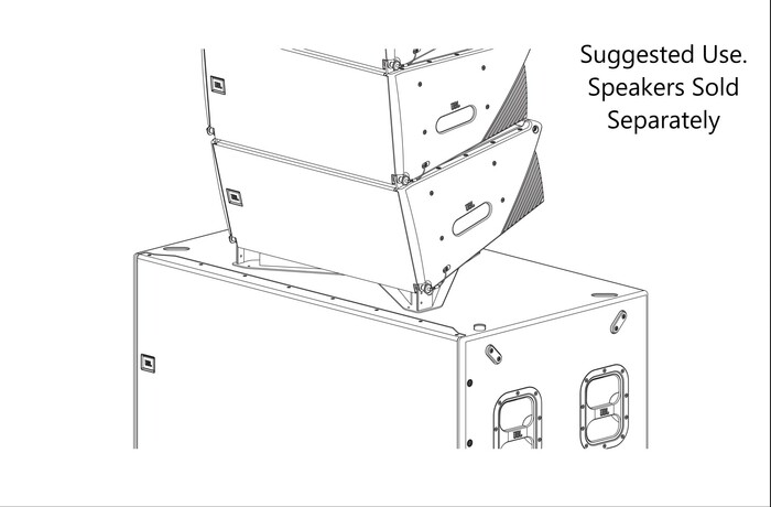 JBL SRX910LA-BP Base Plate For SRX910LA