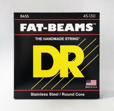 DR Strings FB5-130 Stainless Steel Bass Strings, 5-String Medium To Heavy 45-130