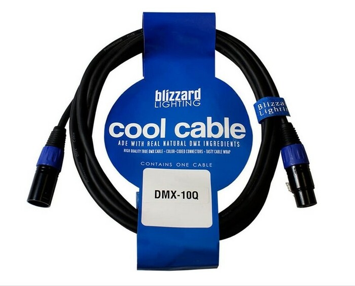 Blizzard DMX 5PIN 10Q  10' 5-pin DMX Cable