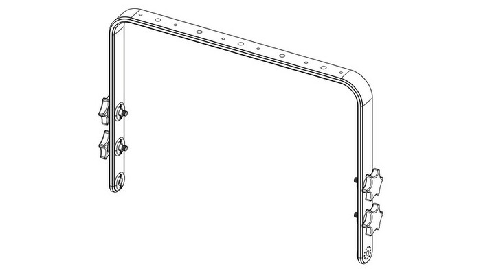 Nexo LNU-HBRK15 Horizontal Cradle For L15