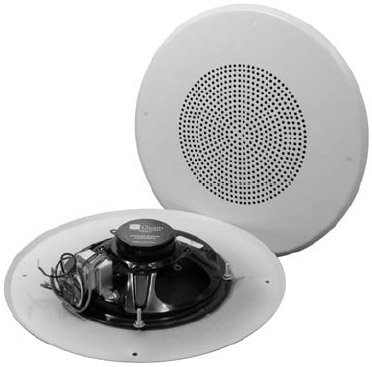 Quam C5 B70 W 8 Ceiling Speaker 70v With Screw Mount Round