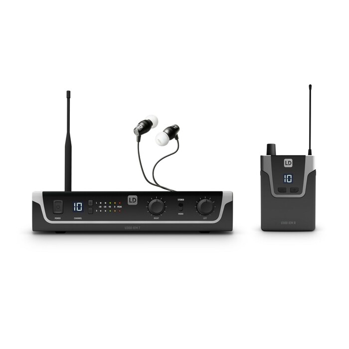 LD Systems LDS-U3051IEMHP Wireless IEM System With Earphones - 514 - 542 MHz