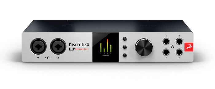 Antelope Audio Discrete 4 Pro Synergy Core 4x10 Desktop TB 3 & USB 2 Audio Interface