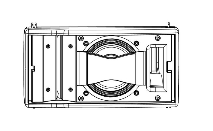 Nexo GMT-FLGM12 Flanges 120 Degrees For GEO M12