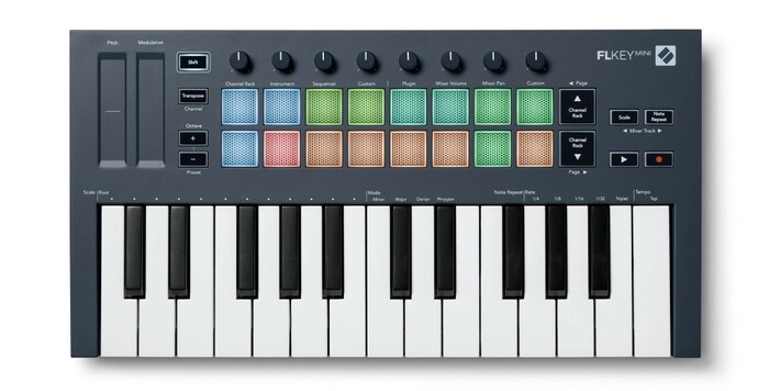 Novation FLKEY-MINI Compact 25 Key MIDI Keyboard For FL Studio