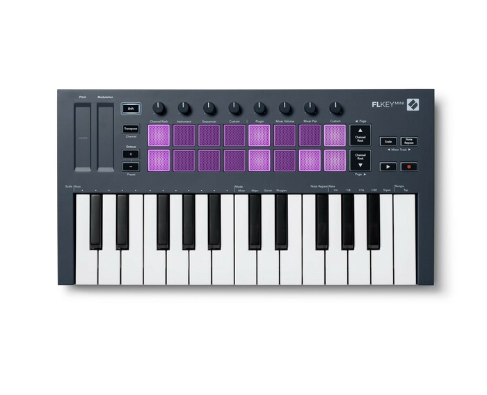 Novation FLKEY-MINI Compact 25 Key MIDI Keyboard For FL Studio