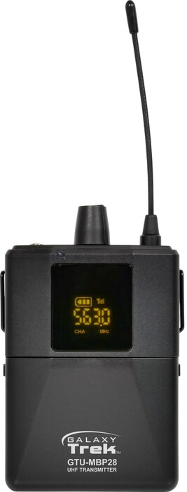 Galaxy Audio GTU-V0P5A0 Mini Wireless System, Lav Mic W/transmitter, Dual Rcvr