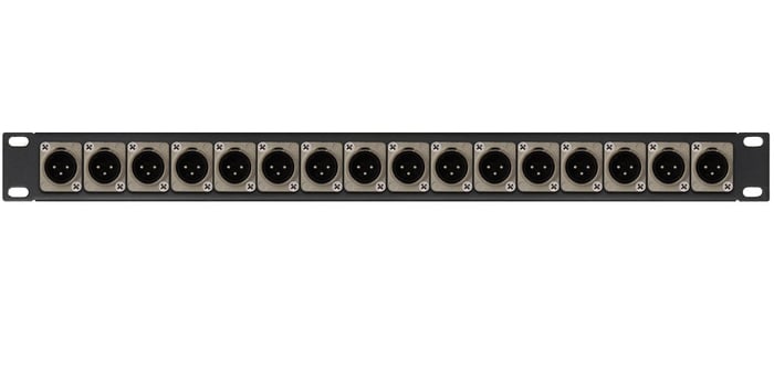 My Custom Shop CTX-16XMXF XLR Feedthru 1RU Patch Panel