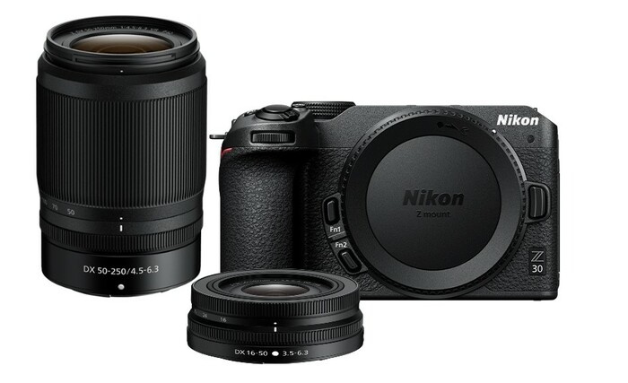 Nikon 1743 Z30 Mirrorless Camera With 16-50mm And 50-250mm Lenses