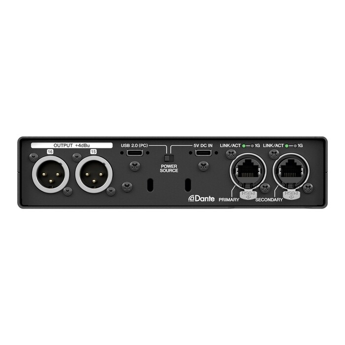 Yamaha RUIO16-D Dante-USB-Analog Audio Interface